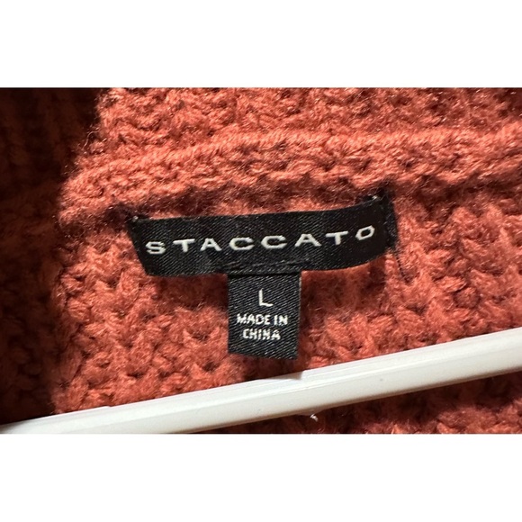 Staccato‎ Women’s Distressed Hem Knitted Sweater Size Large - Picture 3 of 7
